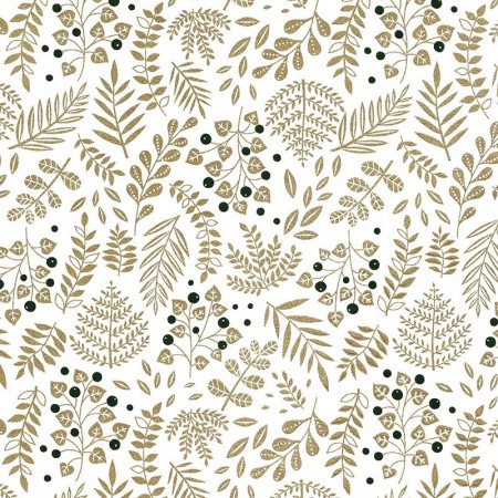 Japanese paper with Gold bush pattern sheet