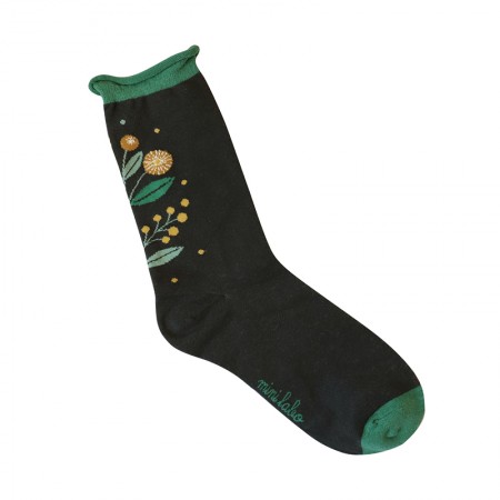 Jacquard socks with Buttercup Pattern