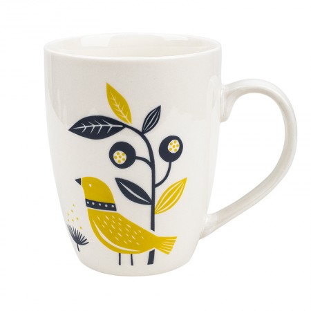Porcelain mug with Under the Branch motif