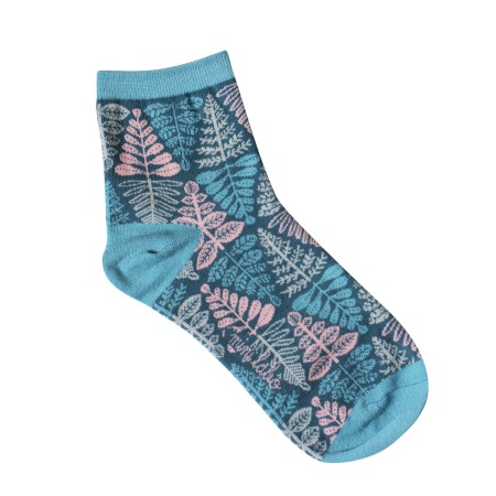 Jacquard socks with Branch Pattern