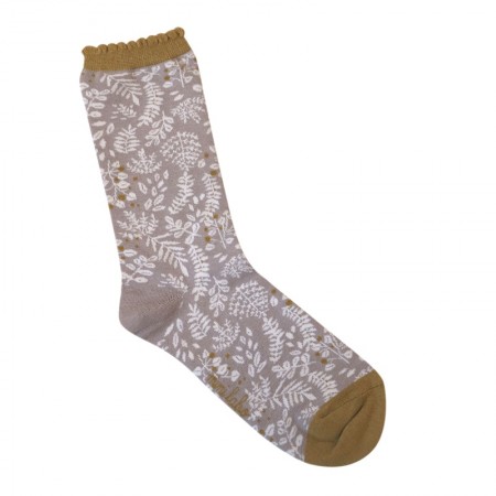 Jacquard socks with Bush Pattern
