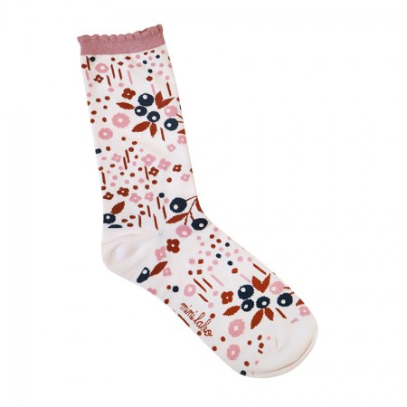 Jacquard socks with Angele Pattern
