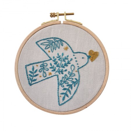 Peace Bird Embroidery Kit