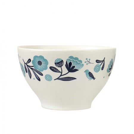Blue winter garden bowl