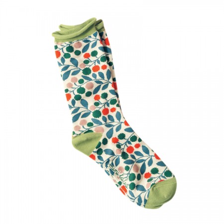 Jacquard socks with Pumpons Pattern