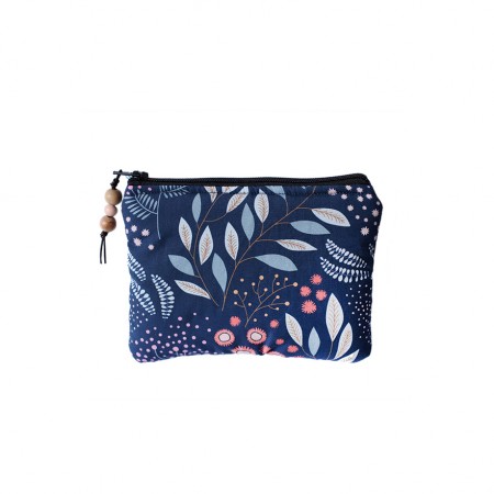 Mimosa motif clutch bag size S