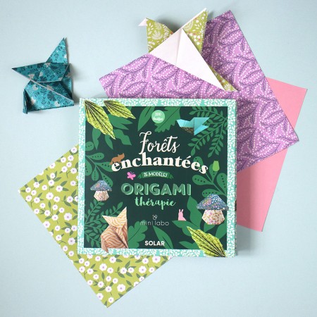 Livre Origami Thérapie Forêts enchantées