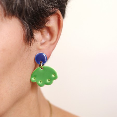 Lullaby green earrings