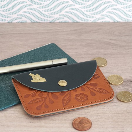 Landéda card holder pine green