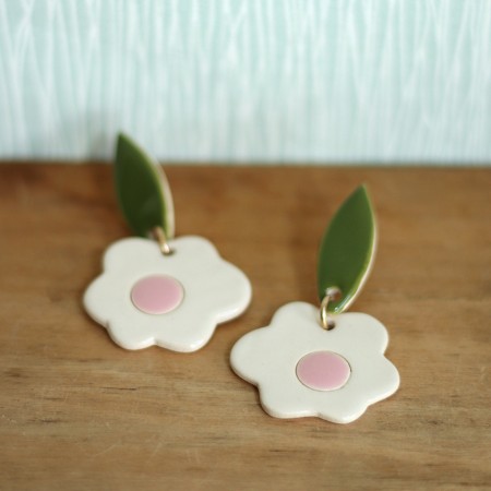 Boucles d'oreilles Marguerite