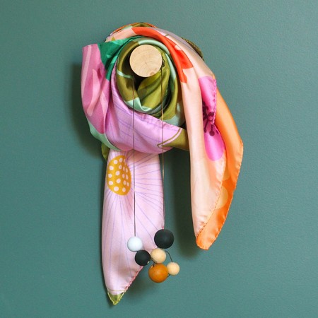 Eden silk scarf